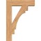Ekena Millwork Merced Block Smooth Bracket w/ Offset Brace, Western Red Cedar, 7 1/2"W x 28"D x 40"H BKT0806X28X40MRC05SWR - alternate 4